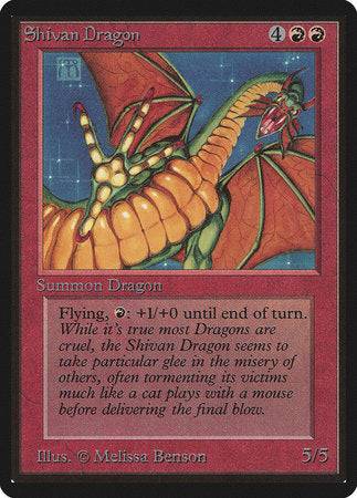 Shivan Dragon [Limited Edition Beta] - Destination Retro