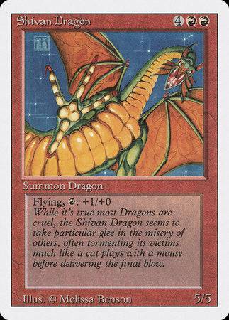 Shivan Dragon [Revised Edition] - Destination Retro