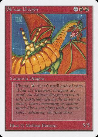 Shivan Dragon [Unlimited Edition] - Destination Retro