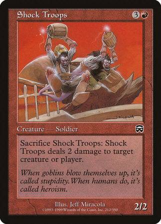 Shock Troops [Mercadian Masques] - Destination Retro