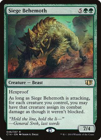 Siege Behemoth [Commander 2014] - Destination Retro