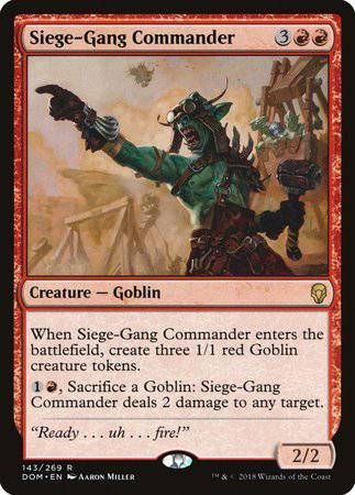 Siege-Gang Commander [Dominaria] - Destination Retro