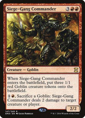 Siege-Gang Commander [Eternal Masters] - Destination Retro