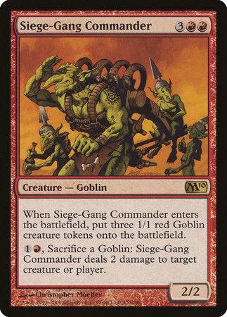 Siege-Gang Commander [Magic 2010] - Destination Retro