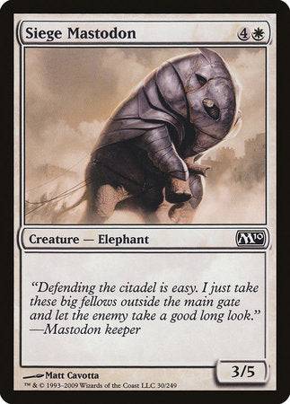 Siege Mastodon [Magic 2010] - Destination Retro