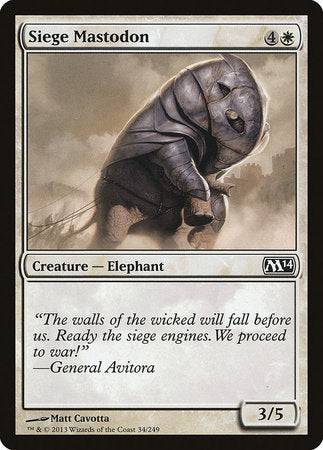 Siege Mastodon [Magic 2014] - Destination Retro