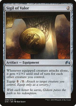 Sigil of Valor [Magic Origins] - Destination Retro