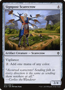 Signpost Scarecrow [Throne of Eldraine] - Destination Retro