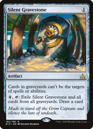 Silent Gravestone [Rivals of Ixalan Promos] - Destination Retro