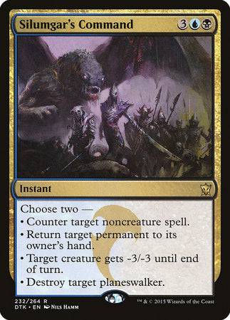 Silumgar's Command [Dragons of Tarkir] - Destination Retro