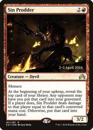 Sin Prodder [Shadows over Innistrad Promos] - Destination Retro