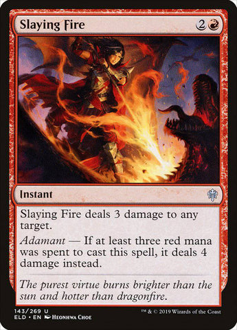 Slaying Fire [Throne of Eldraine] - Destination Retro