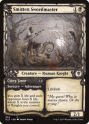 Smitten Swordmaster // Curry Favor (Showcase) [Throne of Eldraine] - Destination Retro