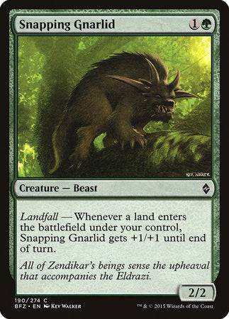 Snapping Gnarlid [Battle for Zendikar] - Destination Retro