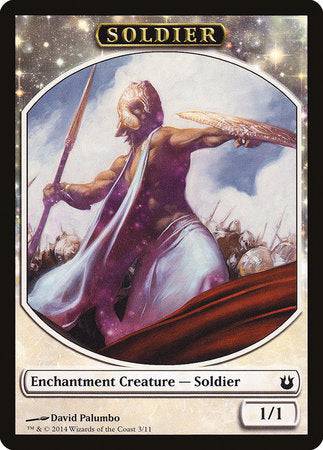 Soldier Token [Born of the Gods Tokens] - Destination Retro