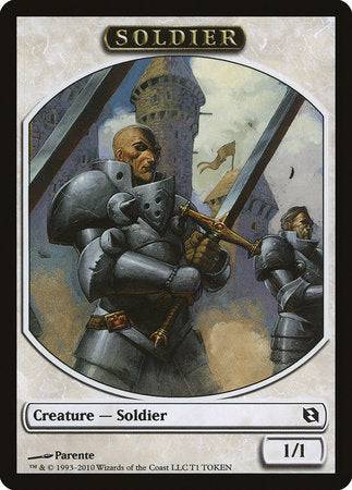 Soldier Token [Duel Decks: Elspeth vs. Tezzeret Tokens] - Destination Retro