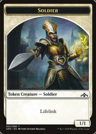 Soldier Token [Guilds of Ravnica Tokens] - Destination Retro
