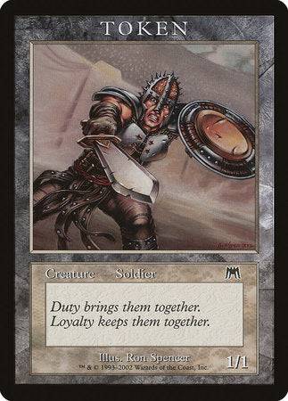 Soldier Token (Onslaught) [Magic Player Rewards 2002] - Destination Retro