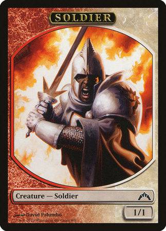 Soldier Token (Red/White) [Gatecrash Tokens] - Destination Retro