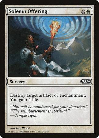 Solemn Offering [Magic 2014] - Destination Retro