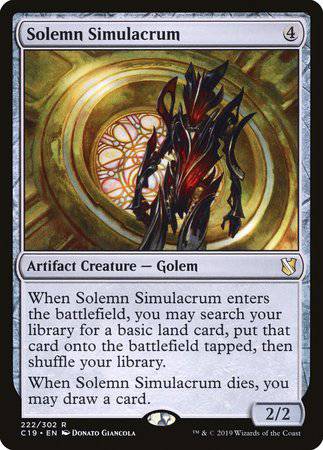 Solemn Simulacrum [Commander 2019] - Destination Retro