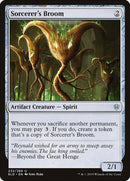 Sorcerer's Broom [Throne of Eldraine] - Destination Retro