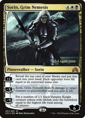Sorin, Grim Nemesis [Shadows over Innistrad Promos] - Destination Retro