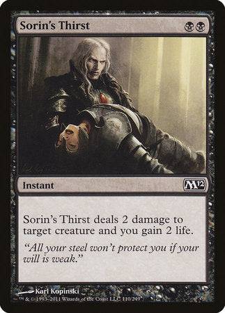 Sorin's Thirst [Magic 2012] - Destination Retro