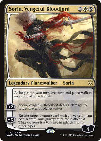 Sorin, Vengeful Bloodlord [War of the Spark] - Destination Retro
