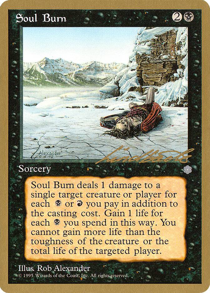 Soul Burn (Leon Lindback) [Pro Tour Collector Set] - Destination Retro