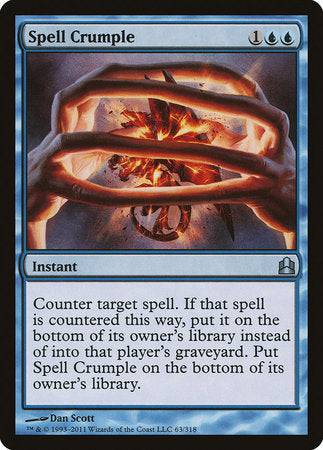 Spell Crumple [Commander 2011] - Destination Retro