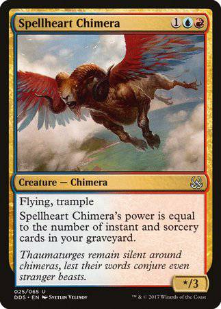 Spellheart Chimera [Duel Decks: Mind vs. Might] - Destination Retro