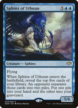Sphinx of Uthuun [Duel Decks: Speed vs. Cunning] - Destination Retro