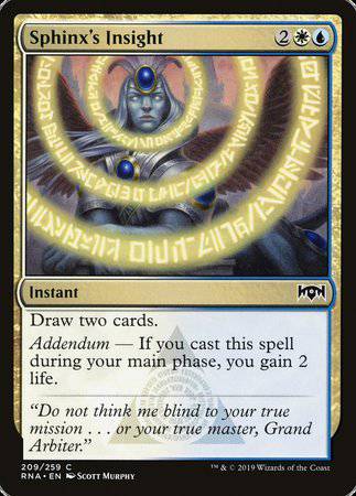 Sphinx's Insight [Ravnica Allegiance] - Destination Retro