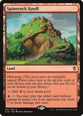 Spinerock Knoll [Commander 2016] - Destination Retro