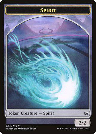 Spirit Token [War of the Spark Tokens] - Destination Retro