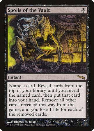 Spoils of the Vault [Mirrodin] - Destination Retro