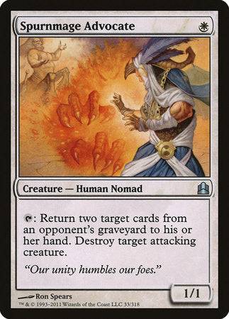 Spurnmage Advocate [Commander 2011] - Destination Retro
