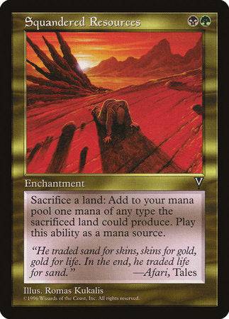Squandered Resources [Visions] - Destination Retro
