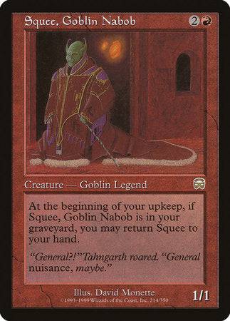 Squee, Goblin Nabob [Mercadian Masques] - Destination Retro