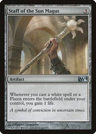 Staff of the Sun Magus [Magic 2014] - Destination Retro
