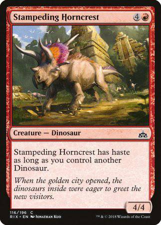 Stampeding Horncrest [Rivals of Ixalan] - Destination Retro