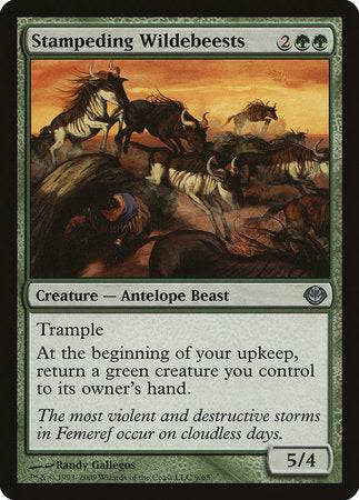 Stampeding Wildebeests [Duel Decks: Garruk vs. Liliana] - Destination Retro