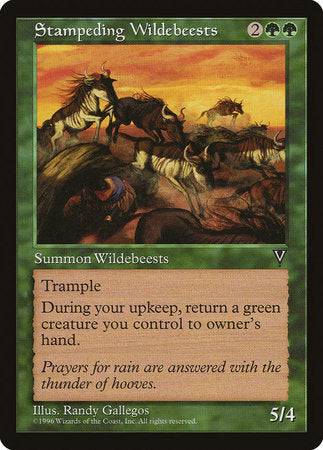 Stampeding Wildebeests [Visions] - Destination Retro