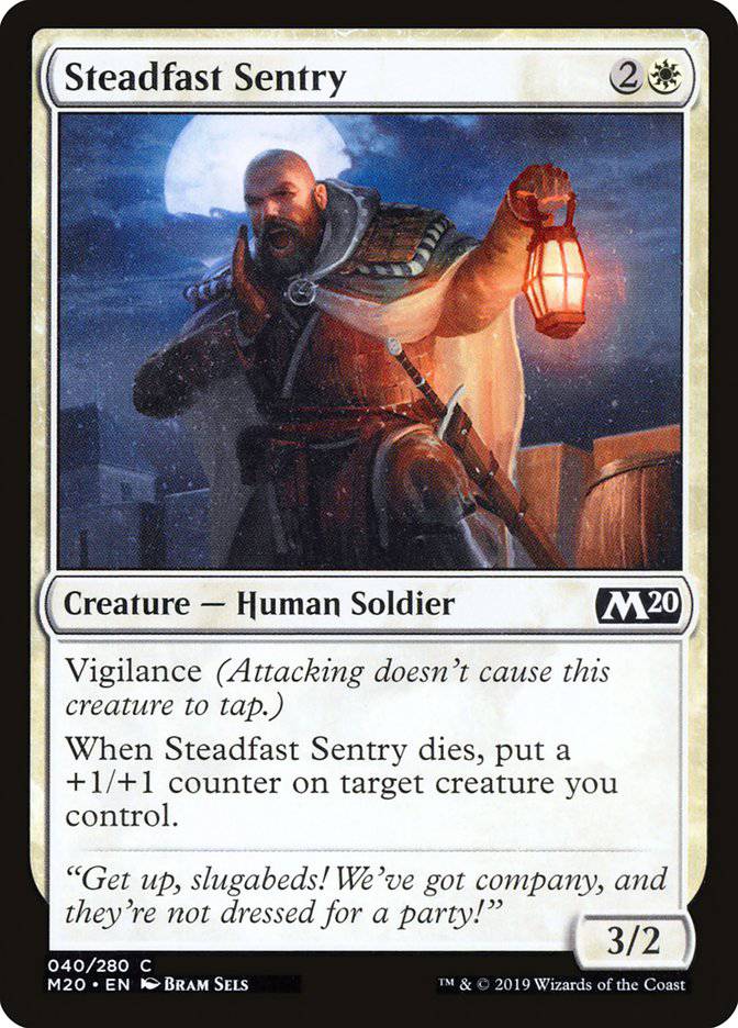 Steadfast Sentry [Core Set 2020] - Destination Retro