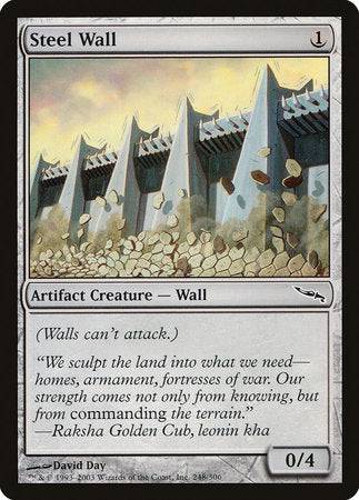 Steel Wall [Mirrodin] - Destination Retro