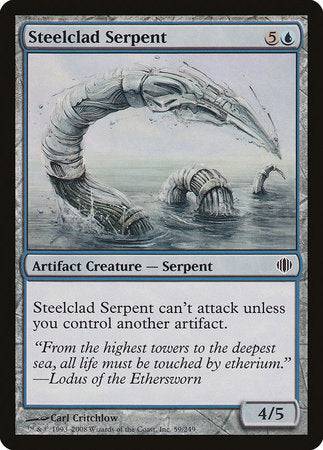 Steelclad Serpent [Shards of Alara] - Destination Retro
