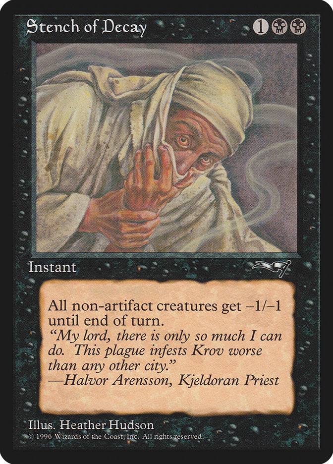 Stench of Decay (Covering Mouth) [Alliances] - Destination Retro