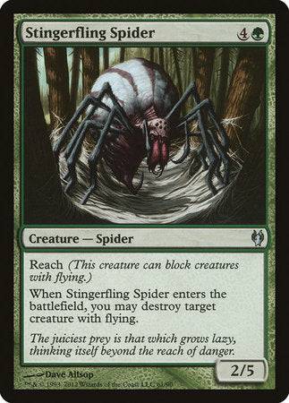 Stingerfling Spider [Duel Decks: Izzet vs. Golgari] - Destination Retro