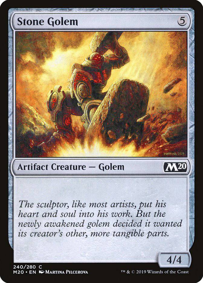 Stone Golem [Core Set 2020] - Destination Retro